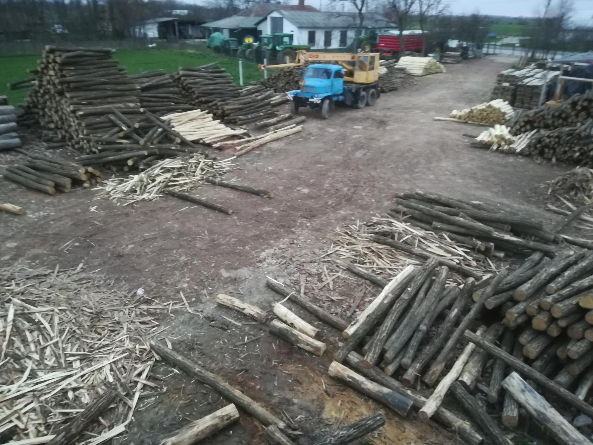 Akazienpfähle